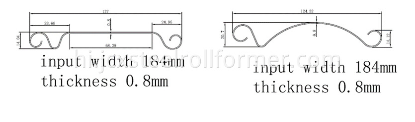 shutter door forming machine